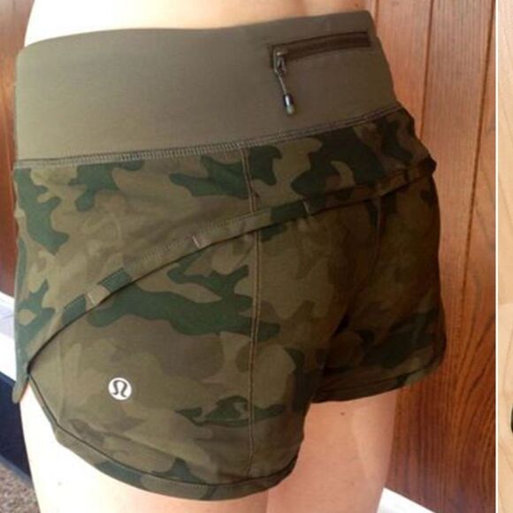 Lululemon Run: Speed Short *4-way Stretch
Savasana Camo Fatigue Green 8 - Picture 3 of 14